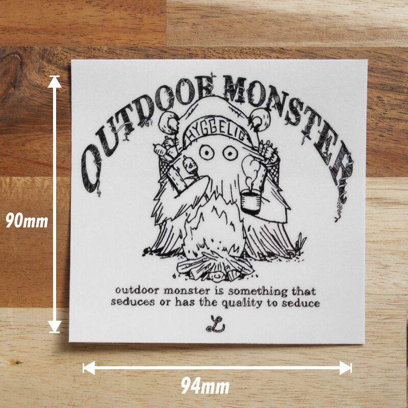 転写シール ステッカー アウトドアモンスター HYGGELIG OUTDOORMONSTER