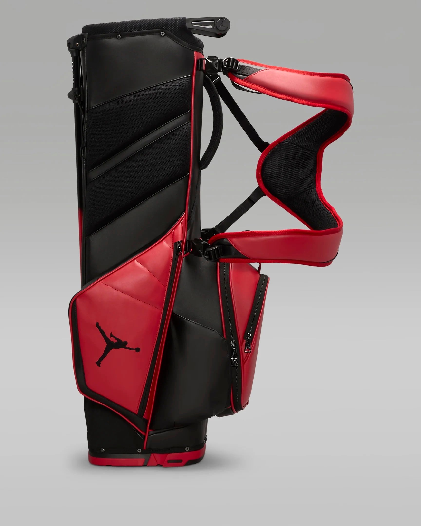 ジョーダン ゴルフ バッグ Jordan Fade Away Luxe Stand Bag 6 Way 赤