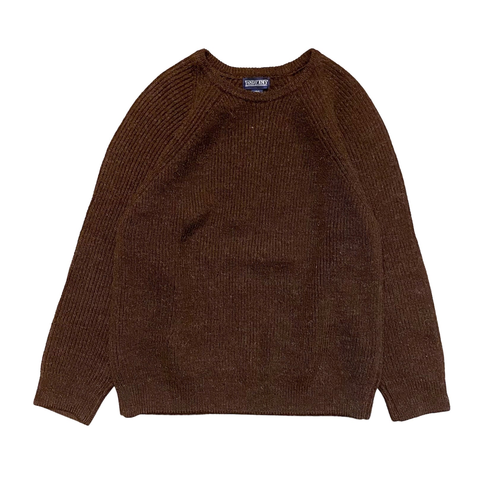 90's イングランド製 LANDS'END Wool Sweater M / ランズエンド ウール