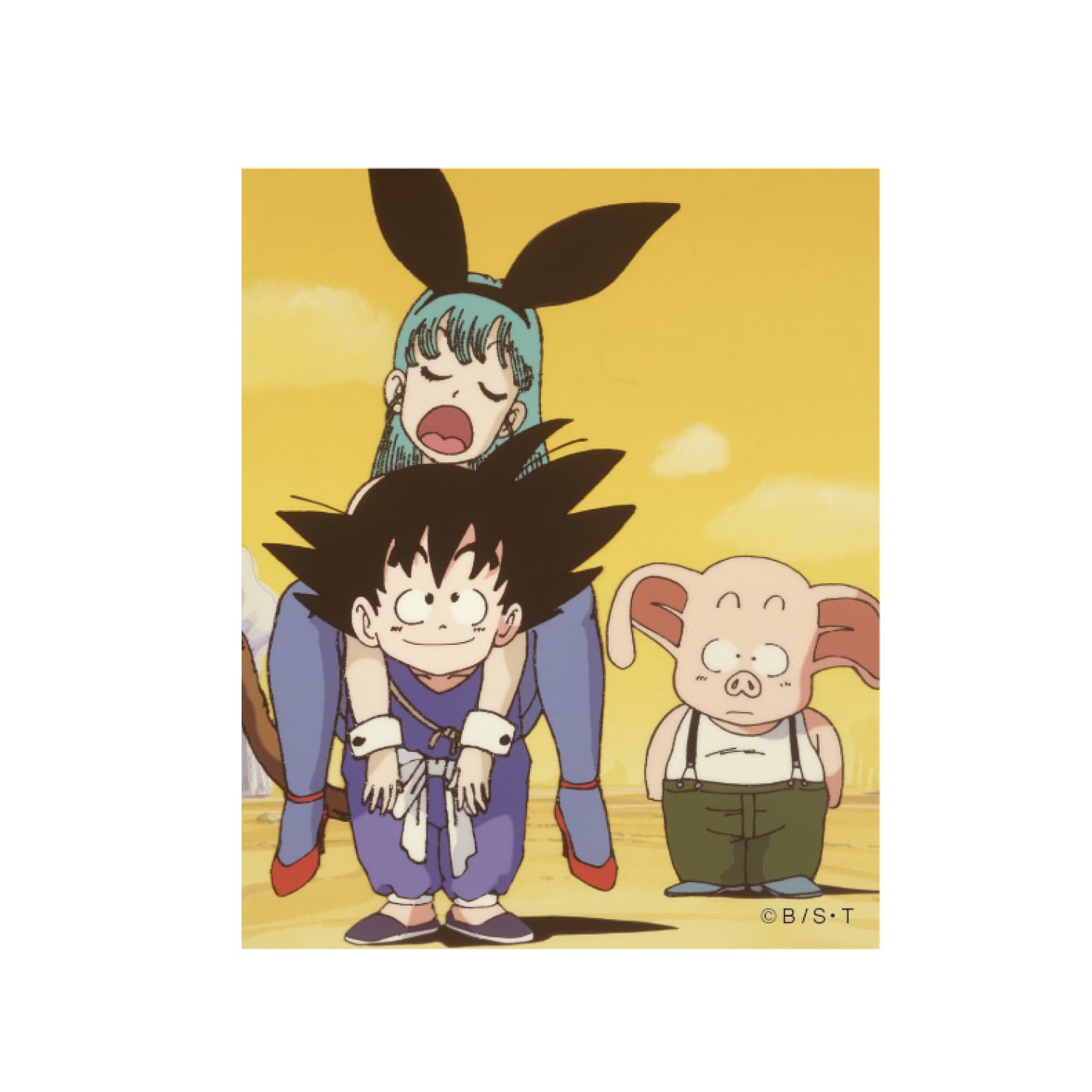 ドラゴンボール キャラクターステッカー 孫悟空・ブルマ・ウーロン