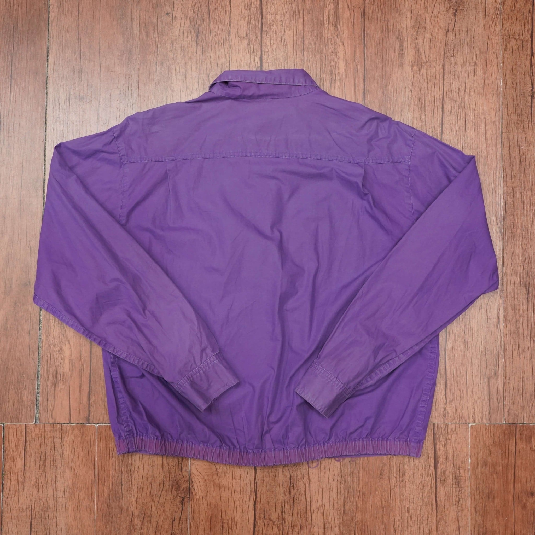 80s90s ralphlauren スウィングトップ 紫 M/ラルフローレン ドリズラー