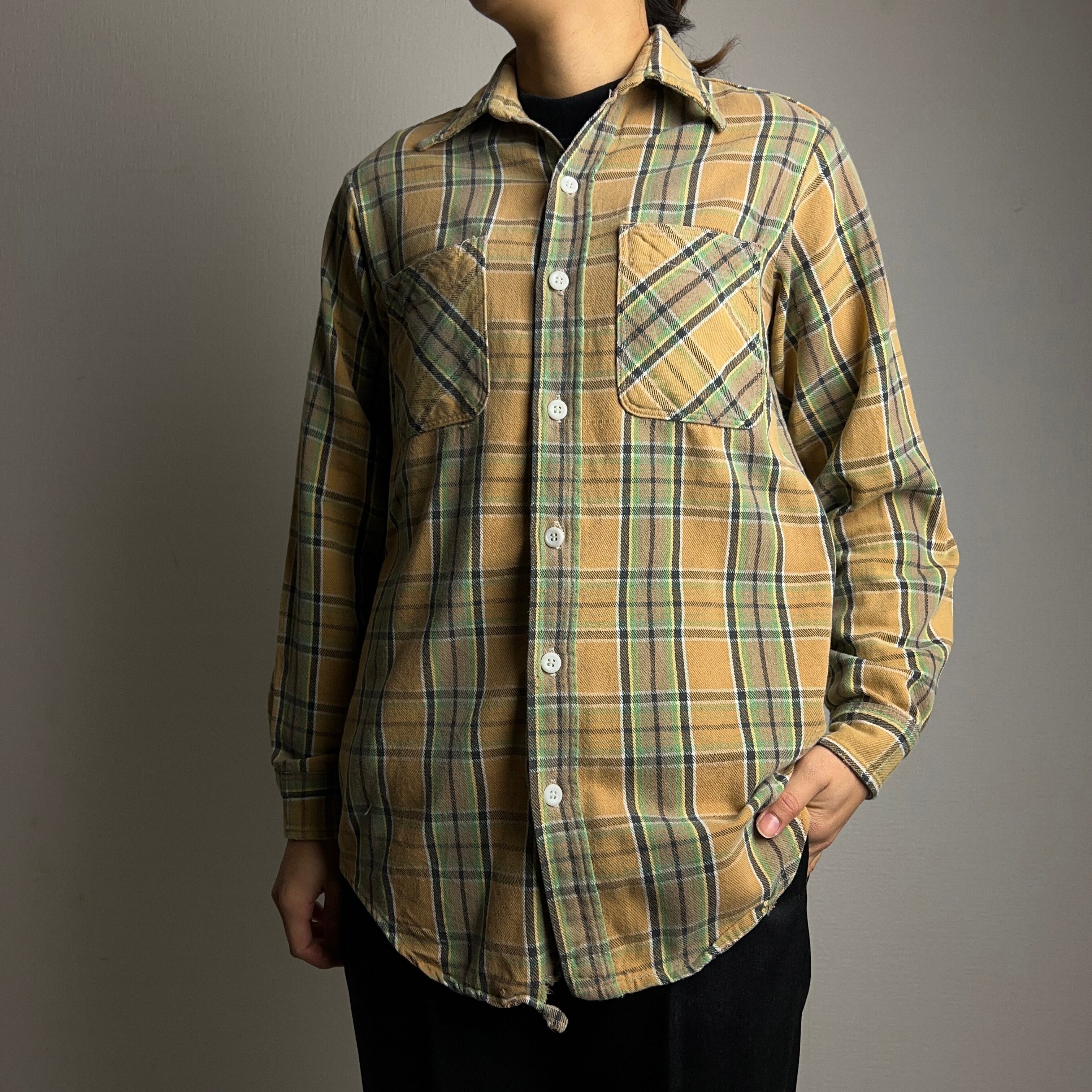 1970's “BIG MAC” Heavy Flannel Shirts SIZE S ビッグマック ヘビー