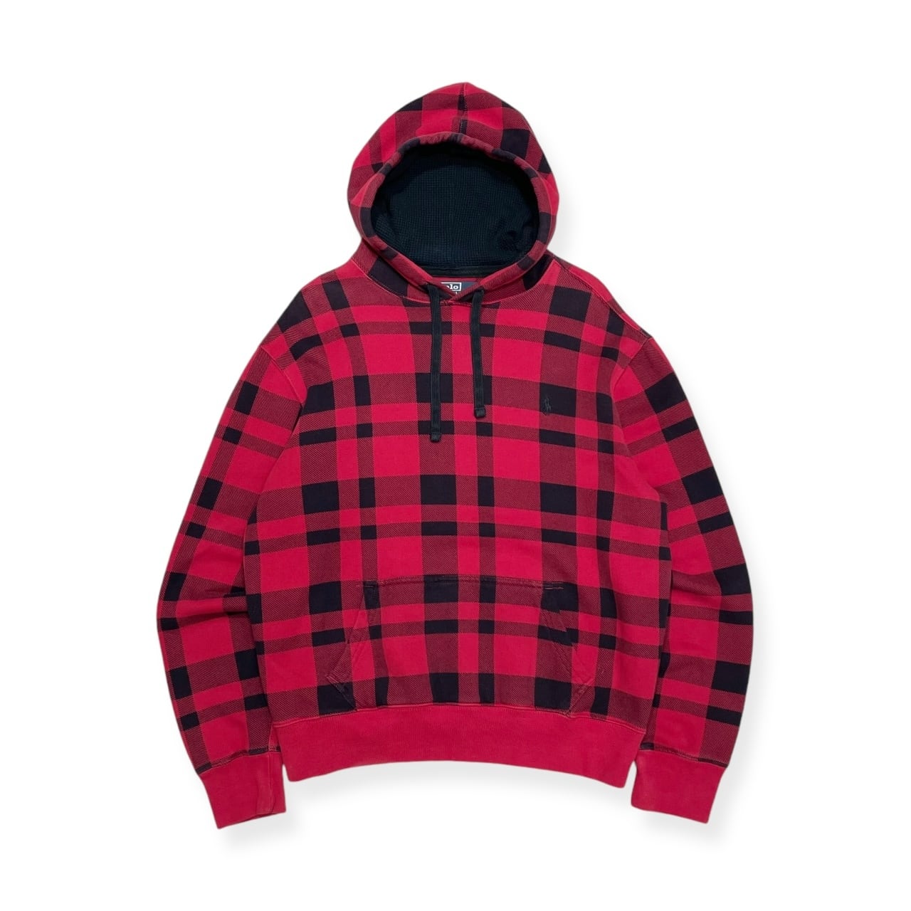 Ralph Lauren Plaid Sweat Hoodie (L) ラルフローレン チェック柄