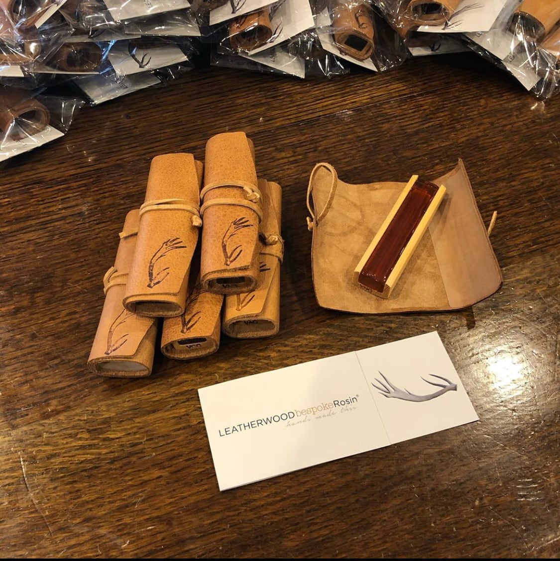 最高の弾き心地】[Leatherwood Bespoke Rosin] レザーウッド