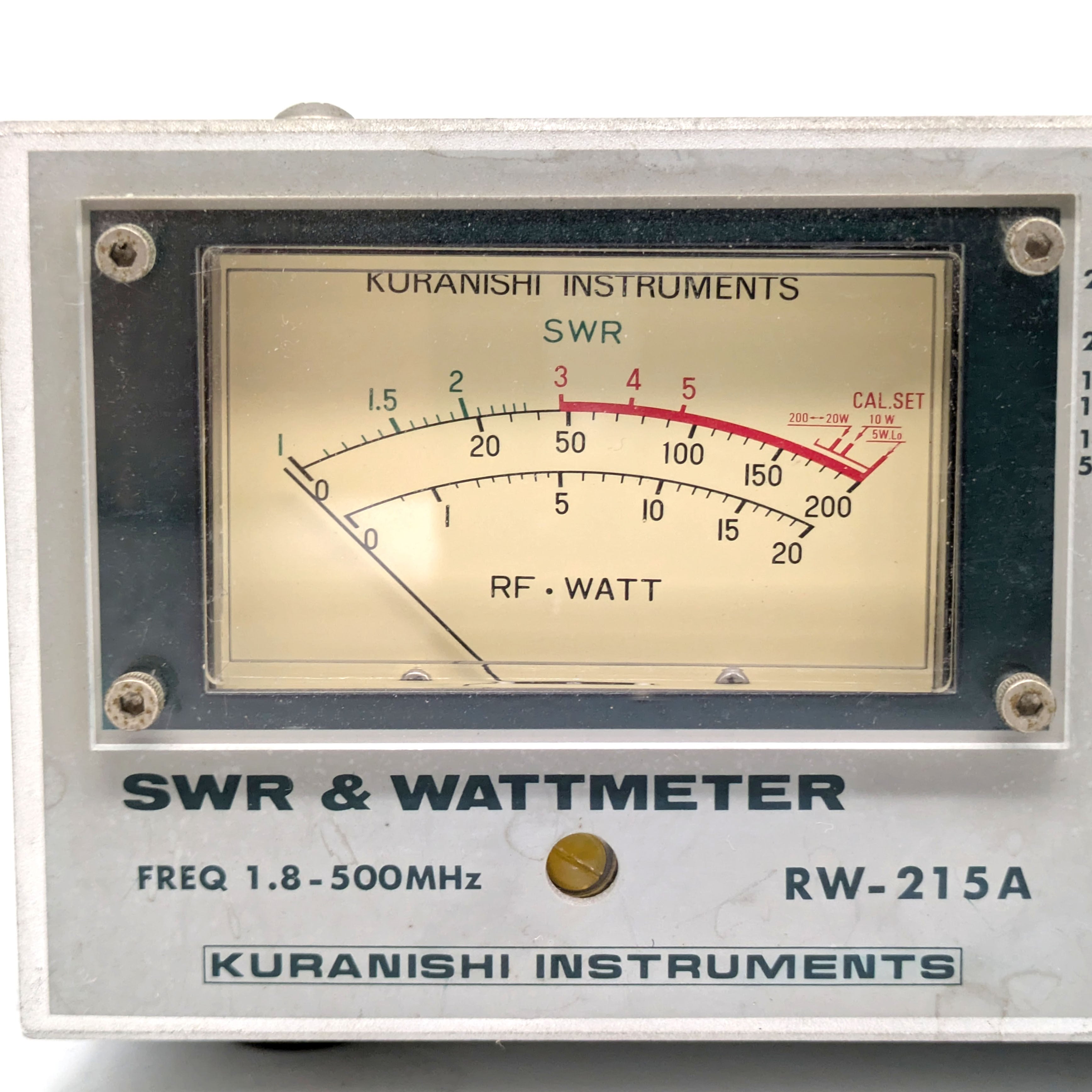 KURANISHI(クラニシ)・SWR計・ワットメーター・RW-215A・アマチュア