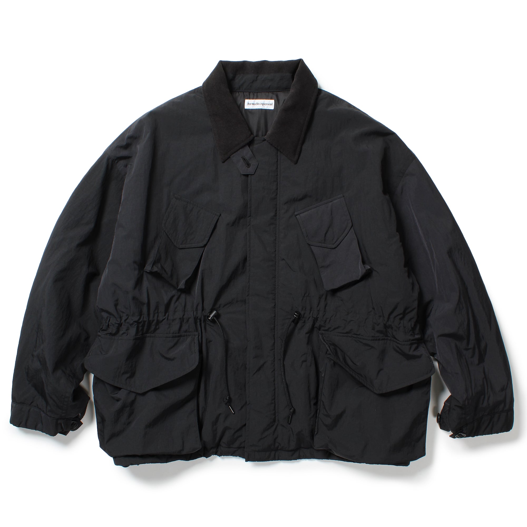 CABARET POVEL / COMBAT OVER JACKET - BLACK | DEXIM
