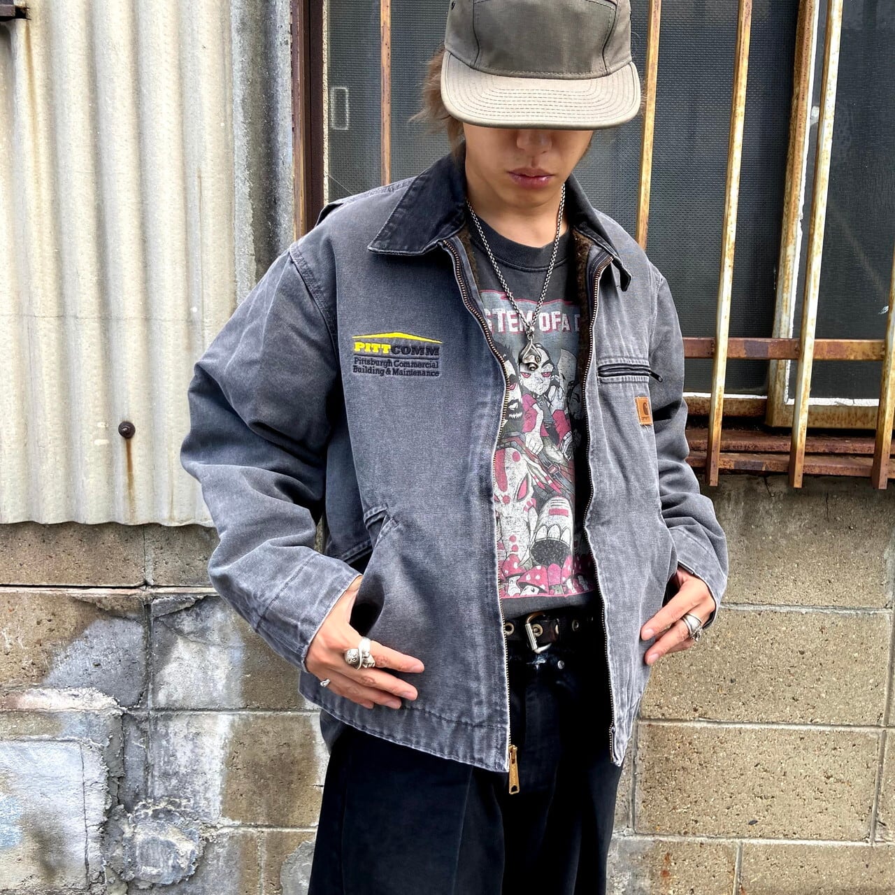 Carhartt カーハート 企業ロゴ刺繍 デトロイトジャケット メンズXL相当