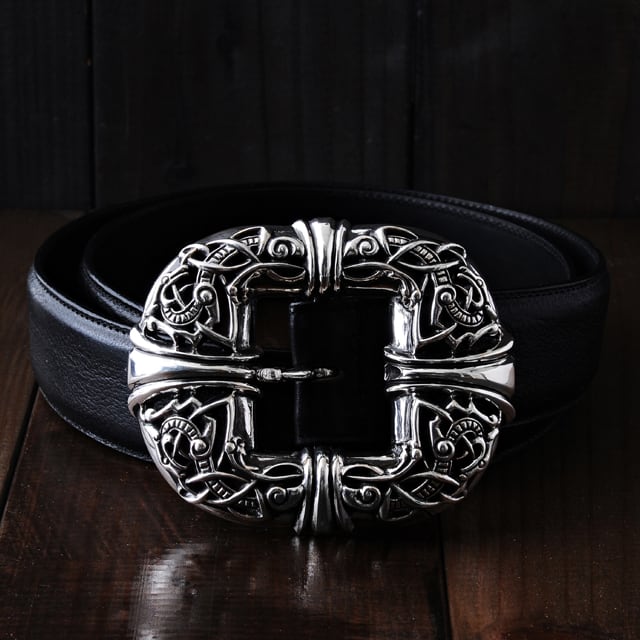 CHROME HEARTS クロムハーツ Belt ベルト】ケルティックセンターバー