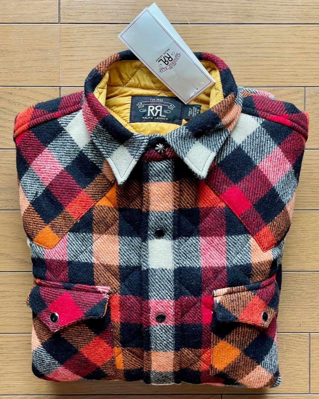 新品 RRL バッファローチェックキルテッドシャツ サイズS | Room Style