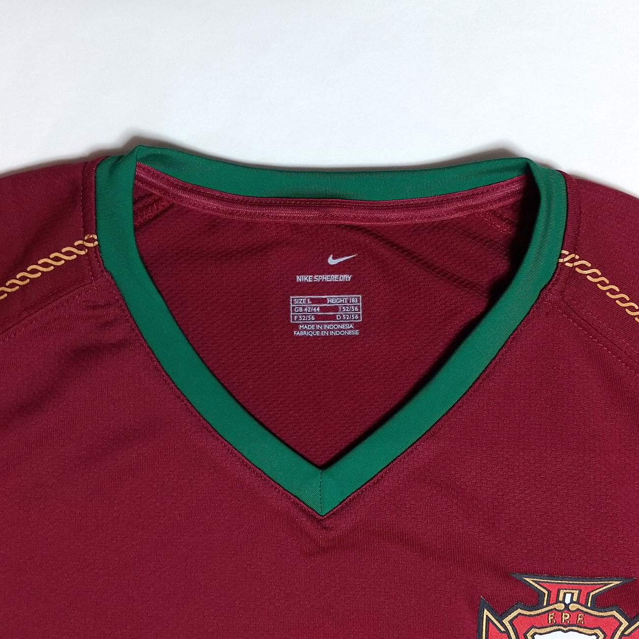 ポルトガル代表 2006 Nike ホーム半袖 ユニフォーム #7 FIGO フィーゴ