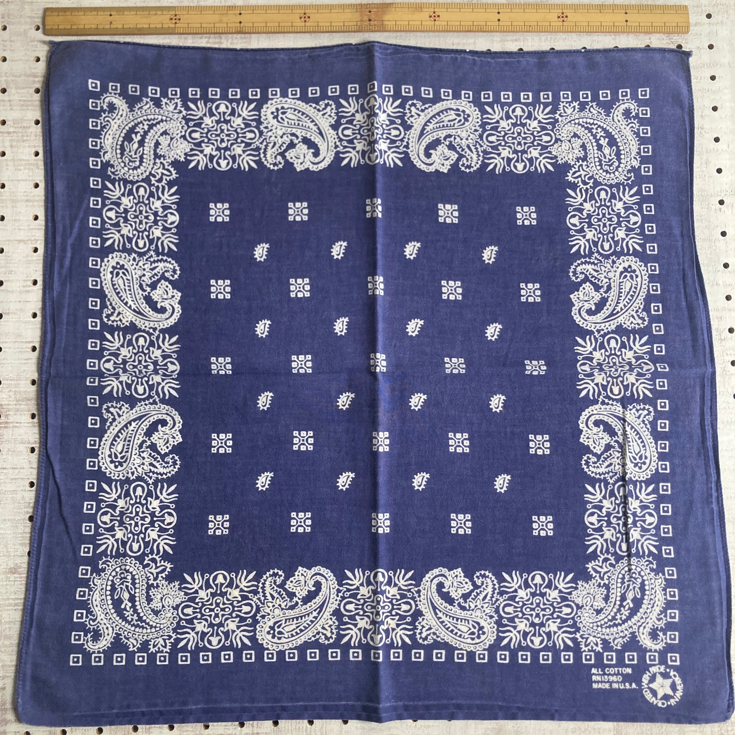 80～90年代 CRAFTED WITH PRIDE vintage bandanna RN13960