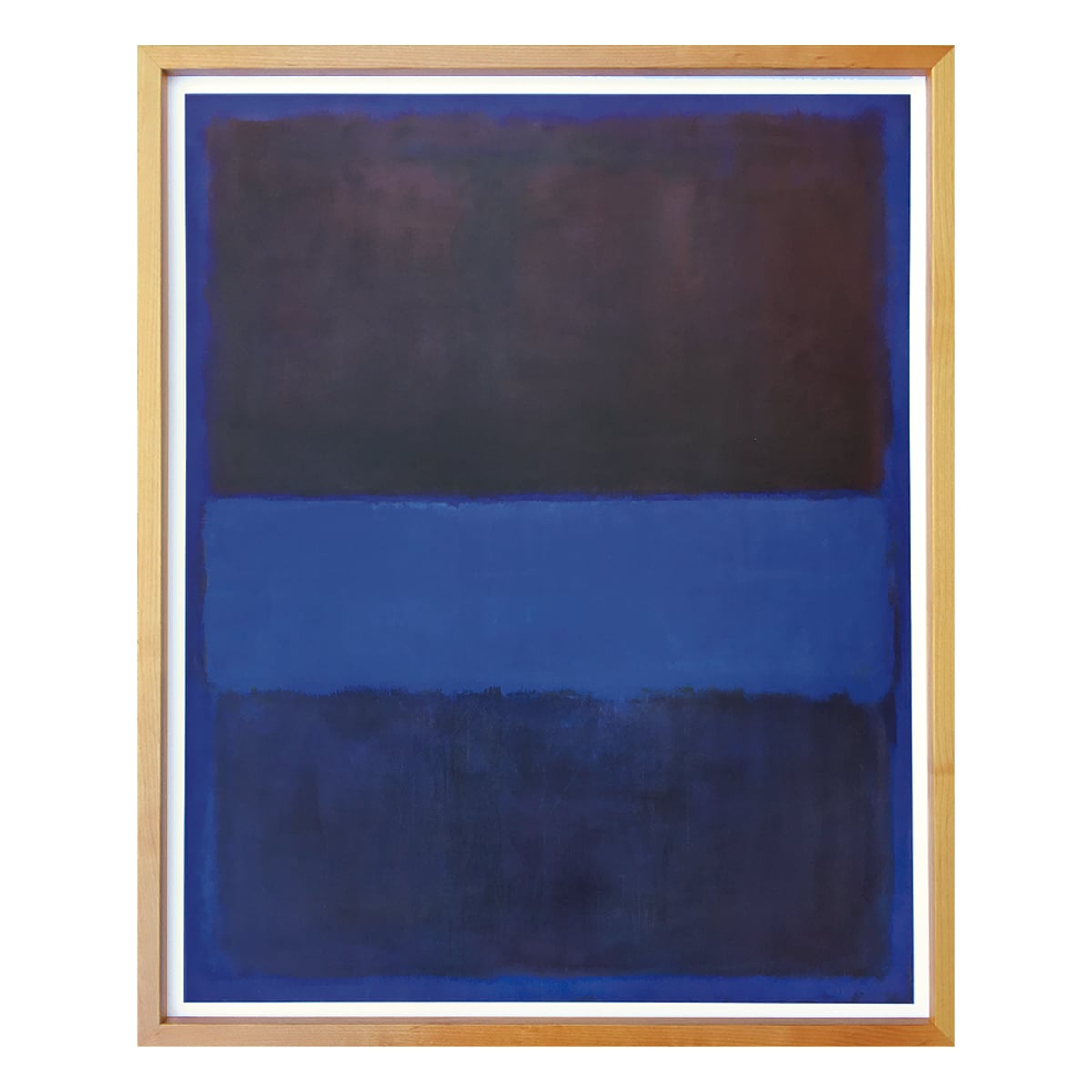 額縁付き] マーク・ロスコ「No. 61 (Rust and Blue), 1953」アート