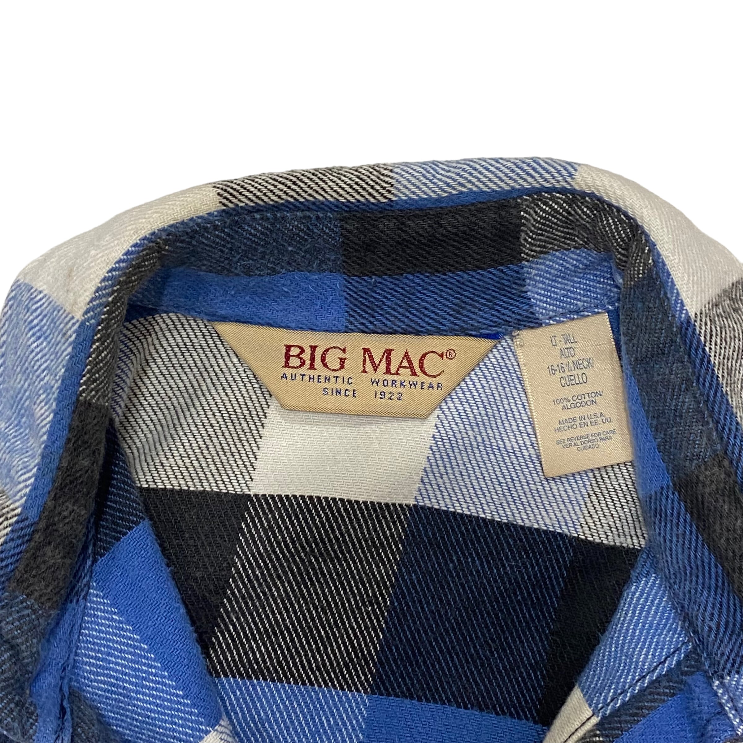 BIG MAC】ビッグマック ネルシャツ 90s USA製古着 | S.O