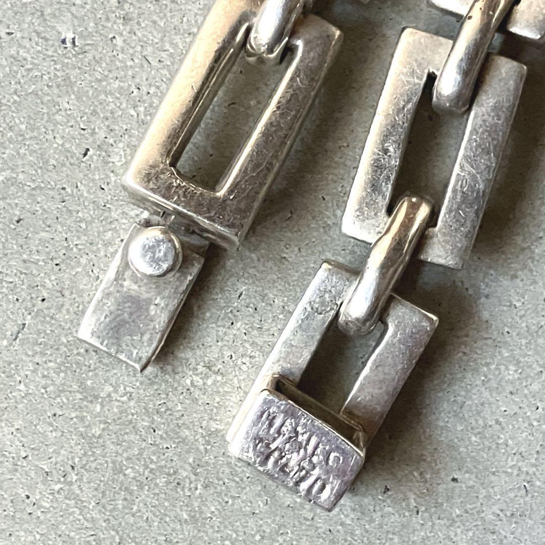 メキシコ製 MEXICO ヴィンテージ HEAVY チェーンブレスレット 925 | unune