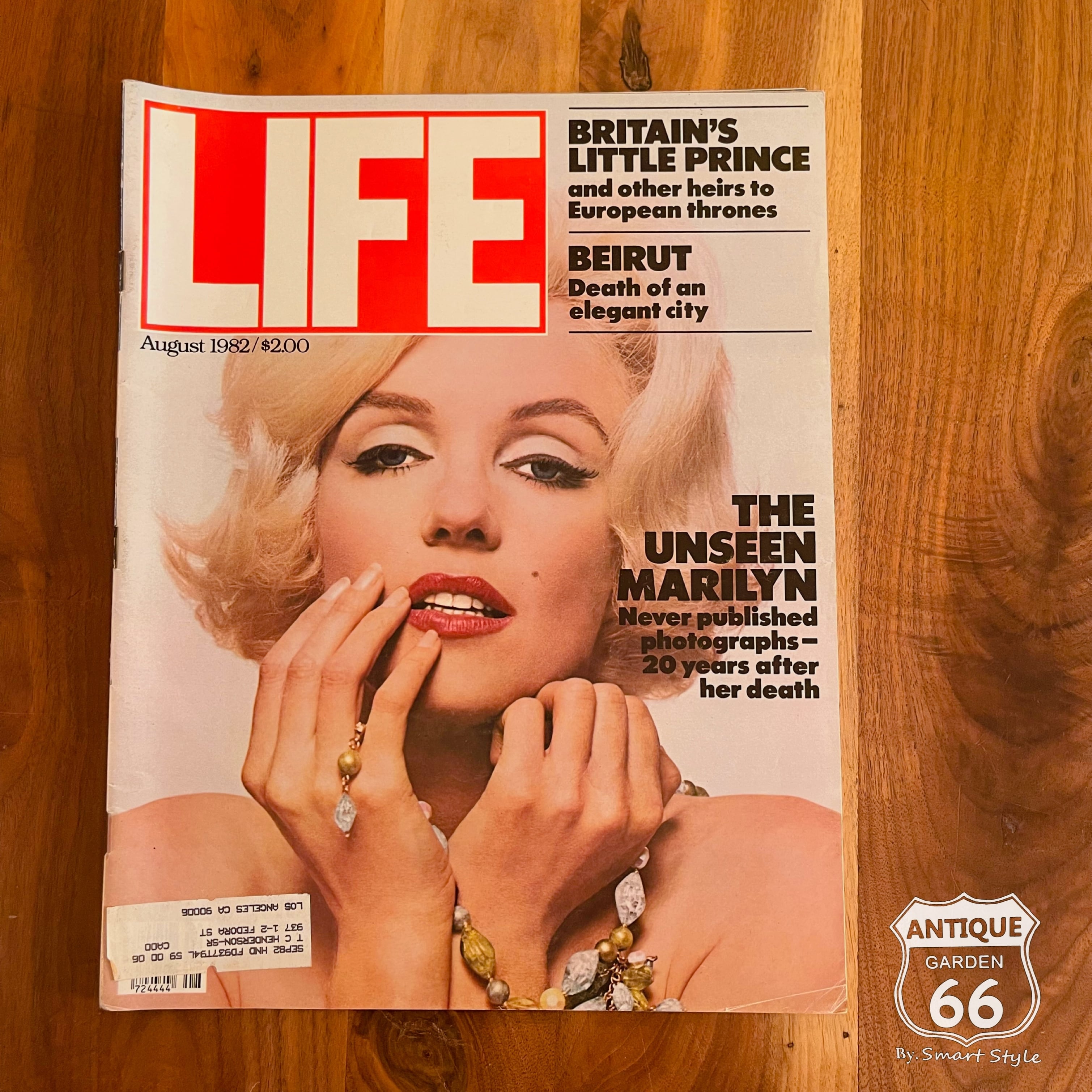 レア LIFE 1982年 8月 マリリン・モンロー 未公開写真 The Unseen