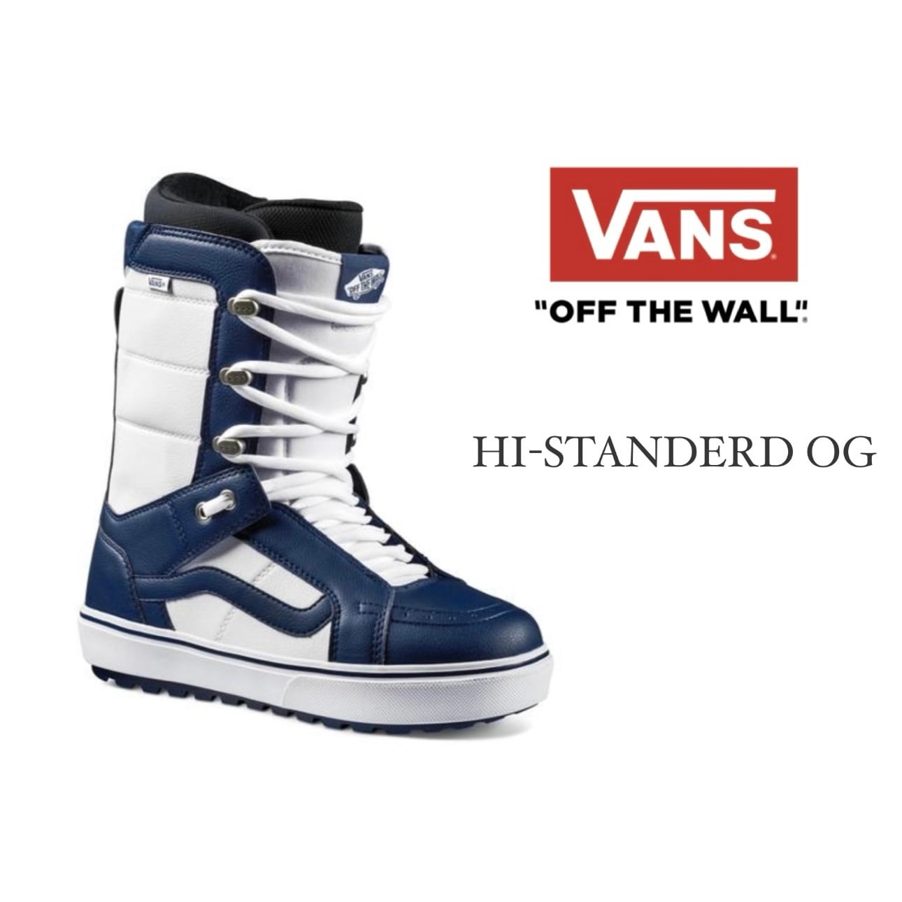 24-25モデル . VANS .『 HI-STANDARD OG 』. Navy/White . バンズ