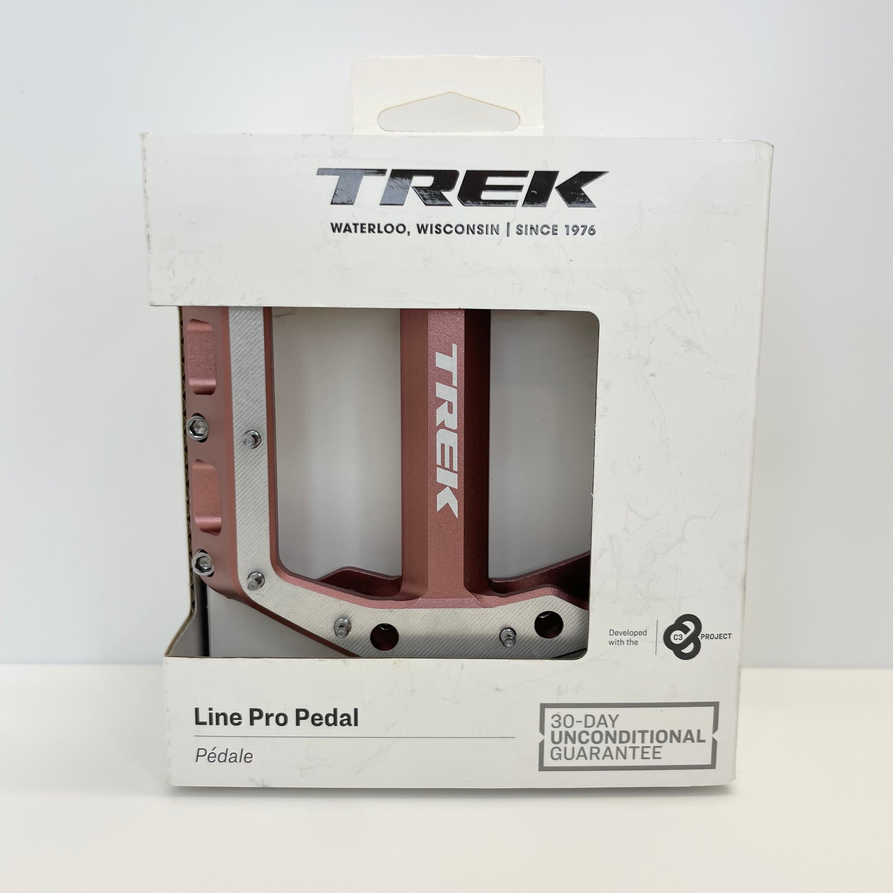 TREK) フラットペダル Line Pro Pedal 左右ペア（カラー:Pennyflake