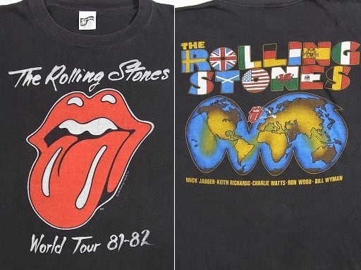 80's The Rolling Stones World Tour 81-82 ローリングストーンズ
