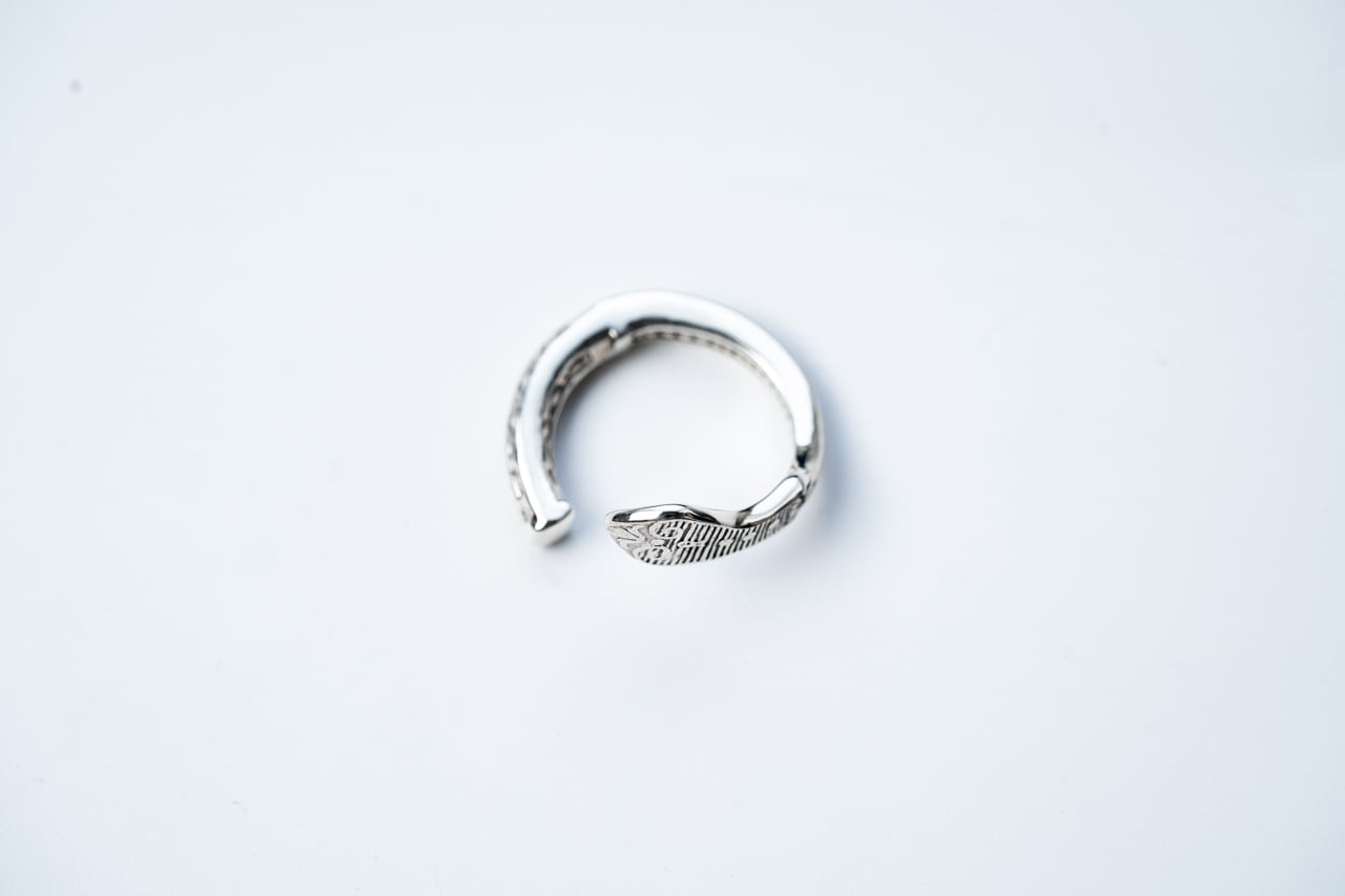 R-052 Cutlery Butter Knife Ring (燻し仕上げ) | WAKAN SILVER SMITH