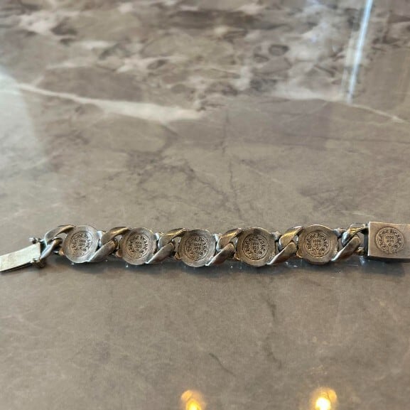CHROME HEARTS クロムハーツ クロスボール ブレスレット 5リンク