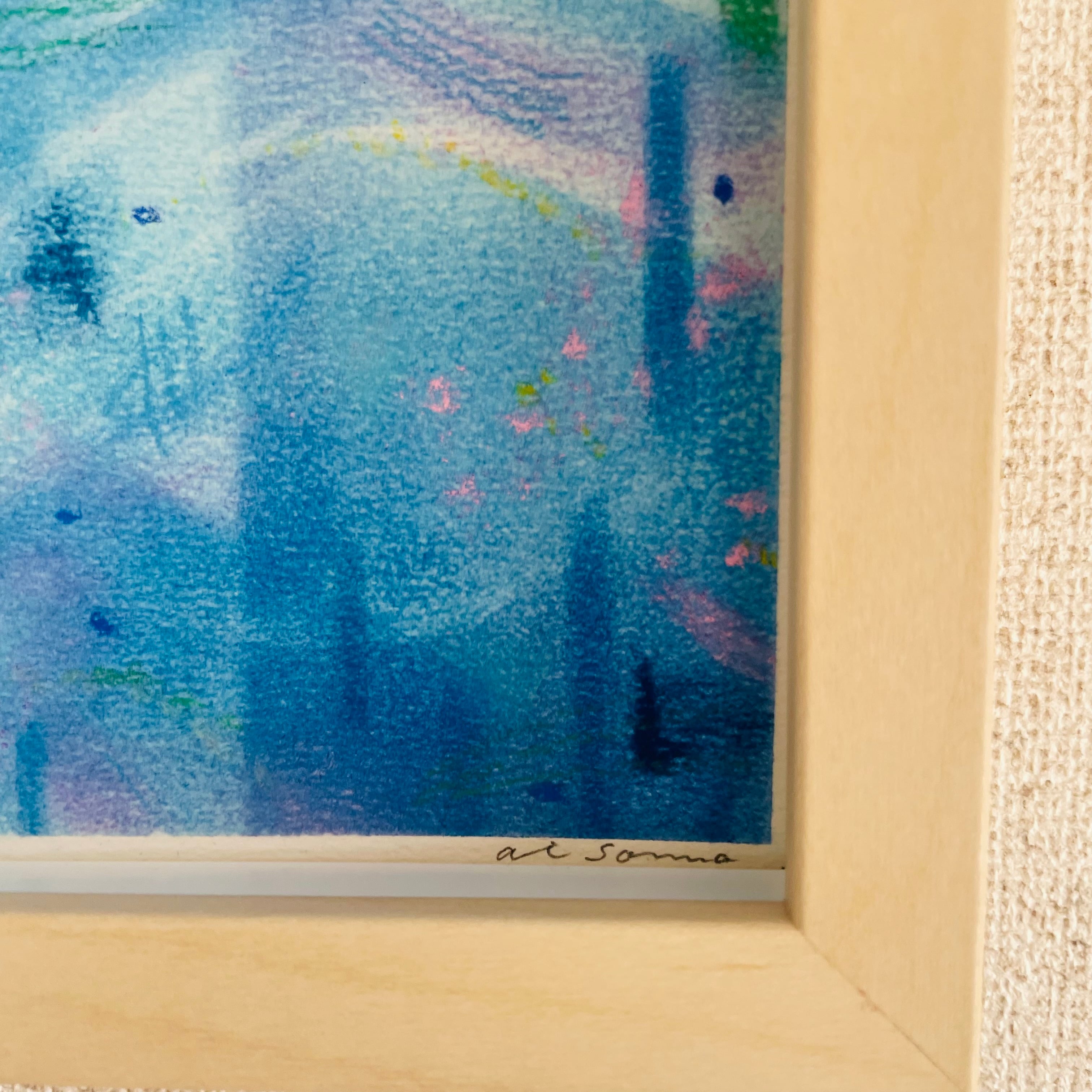 パステル画/「Your color No.6」/相馬藍 抽象画 | atelier sola