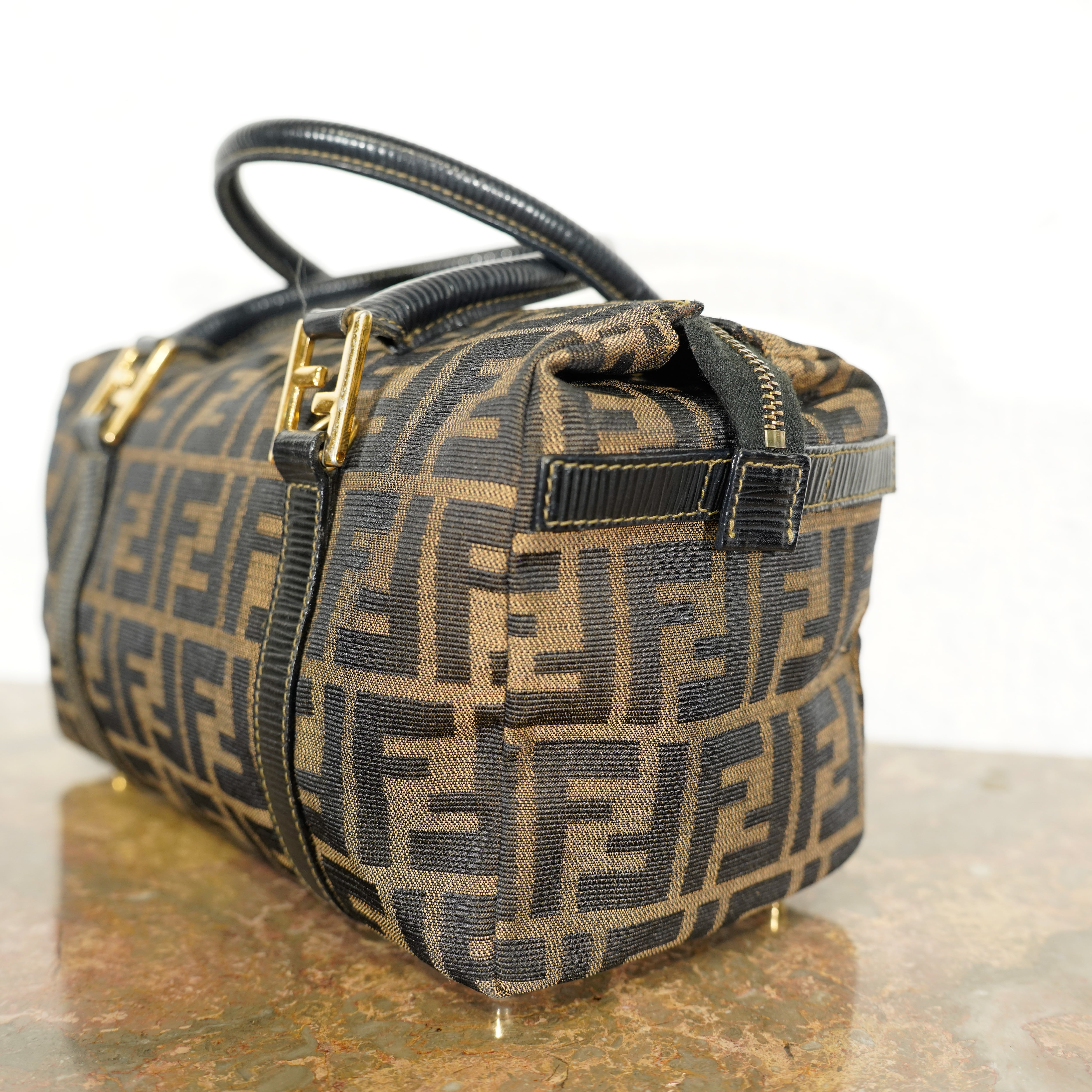 FENDI ZUCCA PATTERNED DESIGN BOSTON BAG/フェンディズッカ柄デザイン