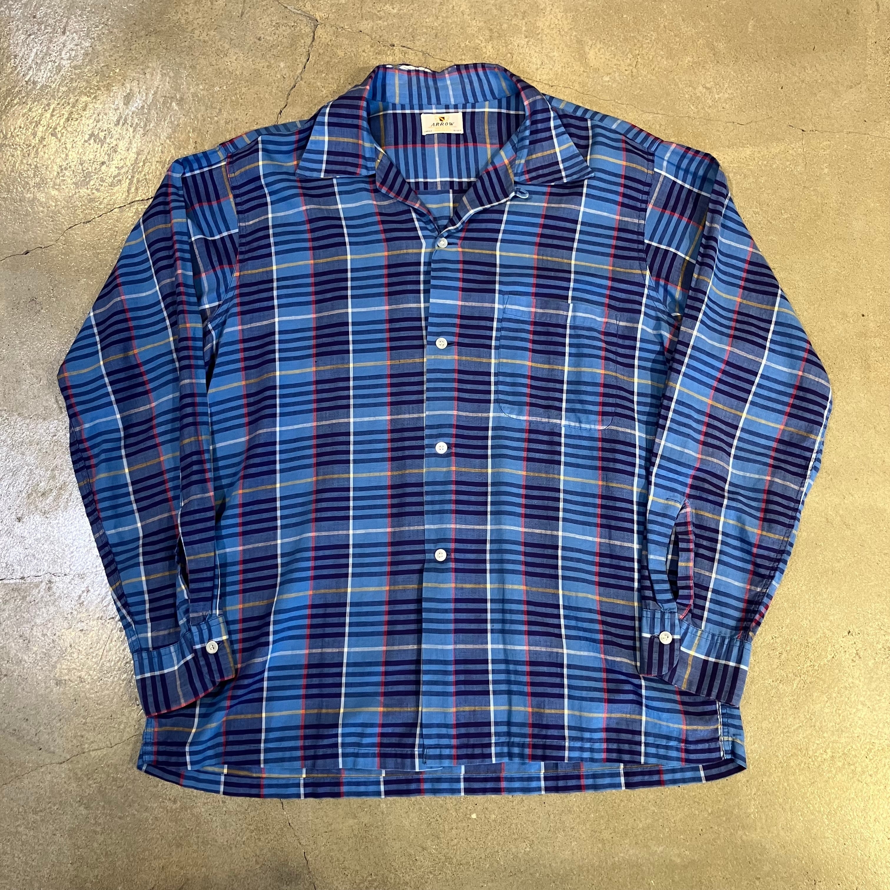 50s-60s ARROW オープンカラーシャツ | 5factory vintage