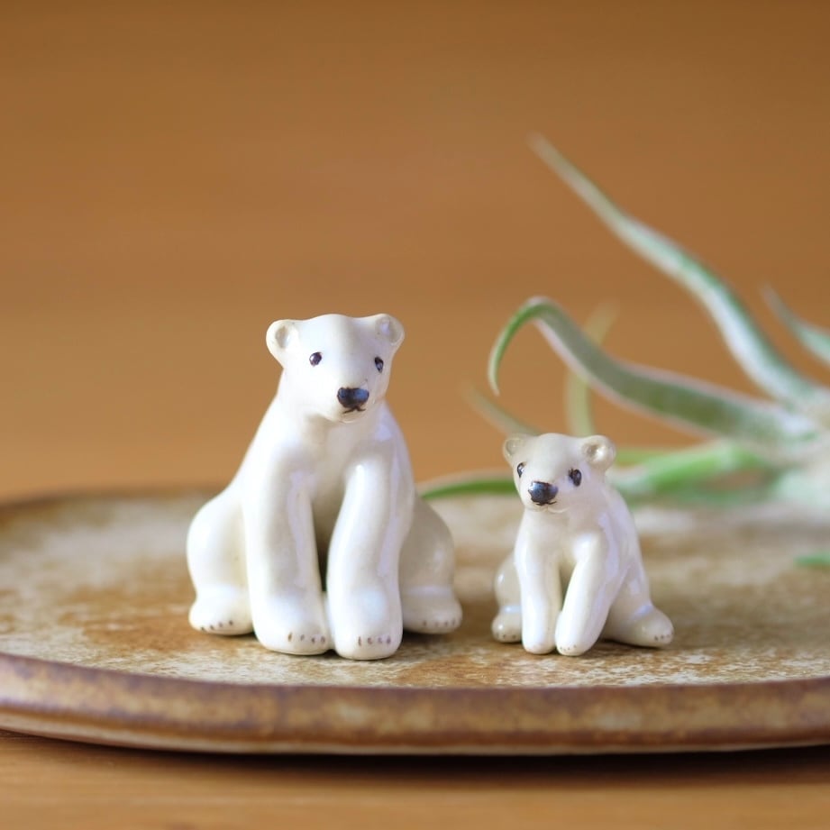 シロクマ親子 | わのえ工房