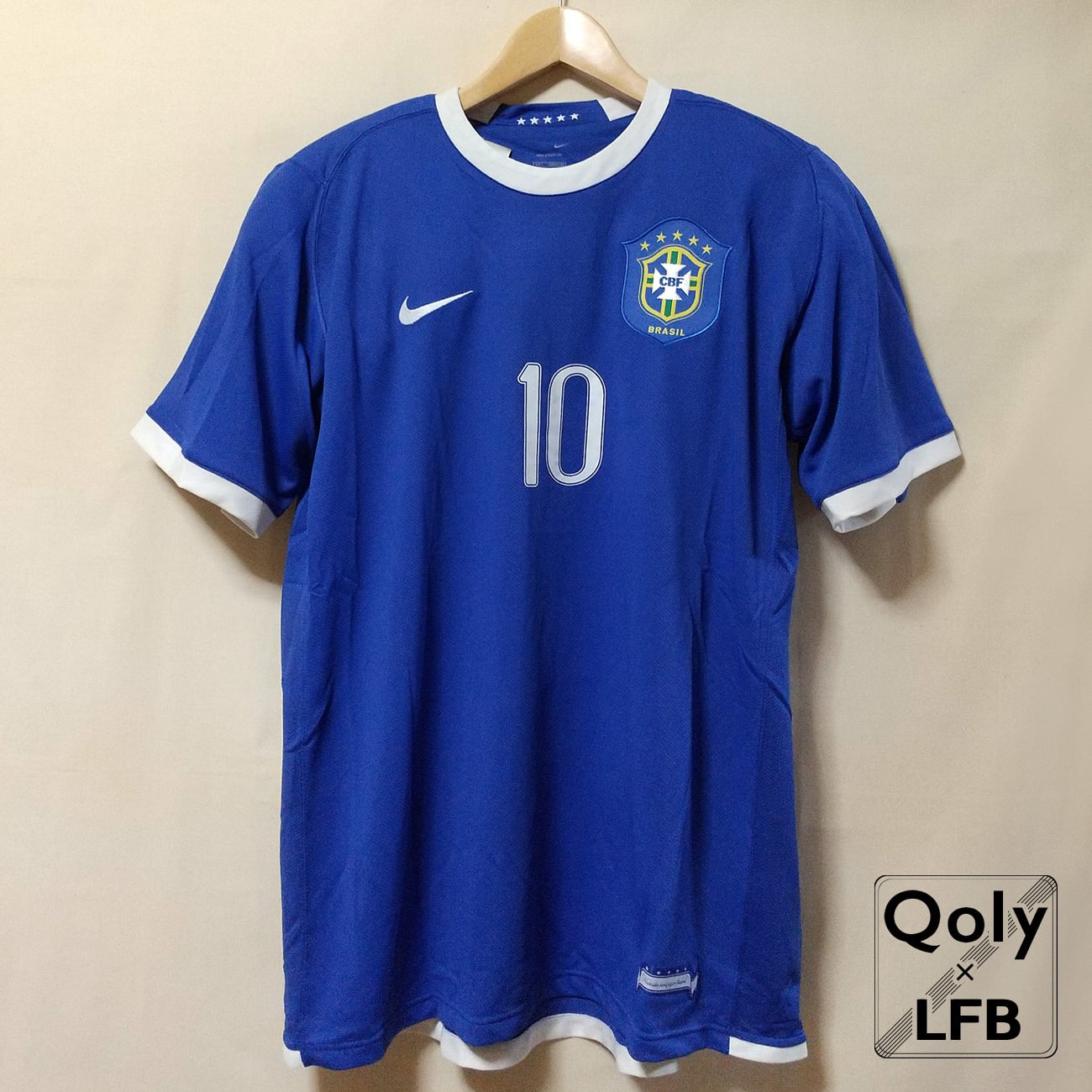ブラジル代表 2006 Nike アウェイ半袖 ユニフォーム #10 RONALDINHO