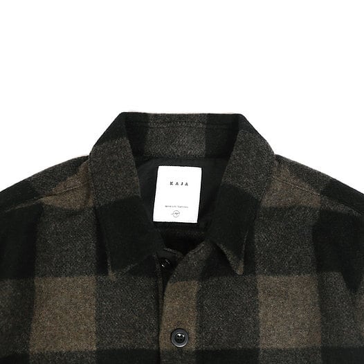 KAJA WOOL BUFFALO CHECK CPO JACKET | KAJA