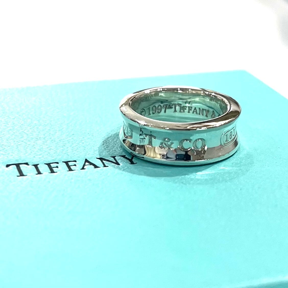 TIFFANY&CO】 2277 T&CO ティファニーナローシルバー925ヴィンテージ