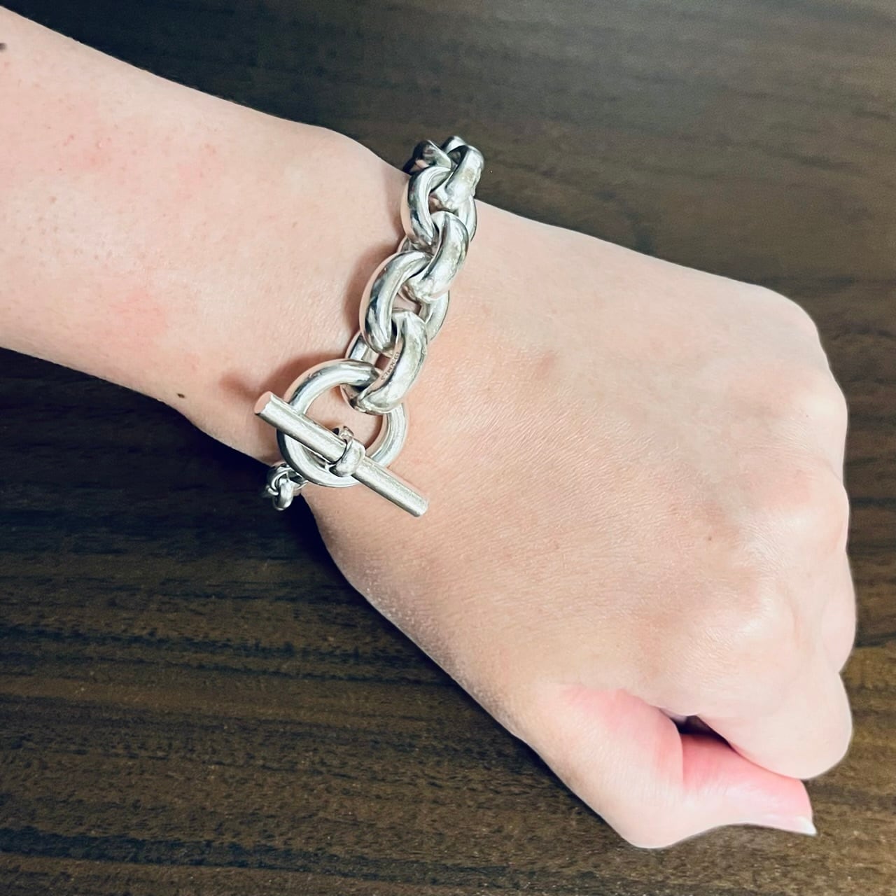 HERMES Crescendo Bracelet Sterling Silver | エルメス