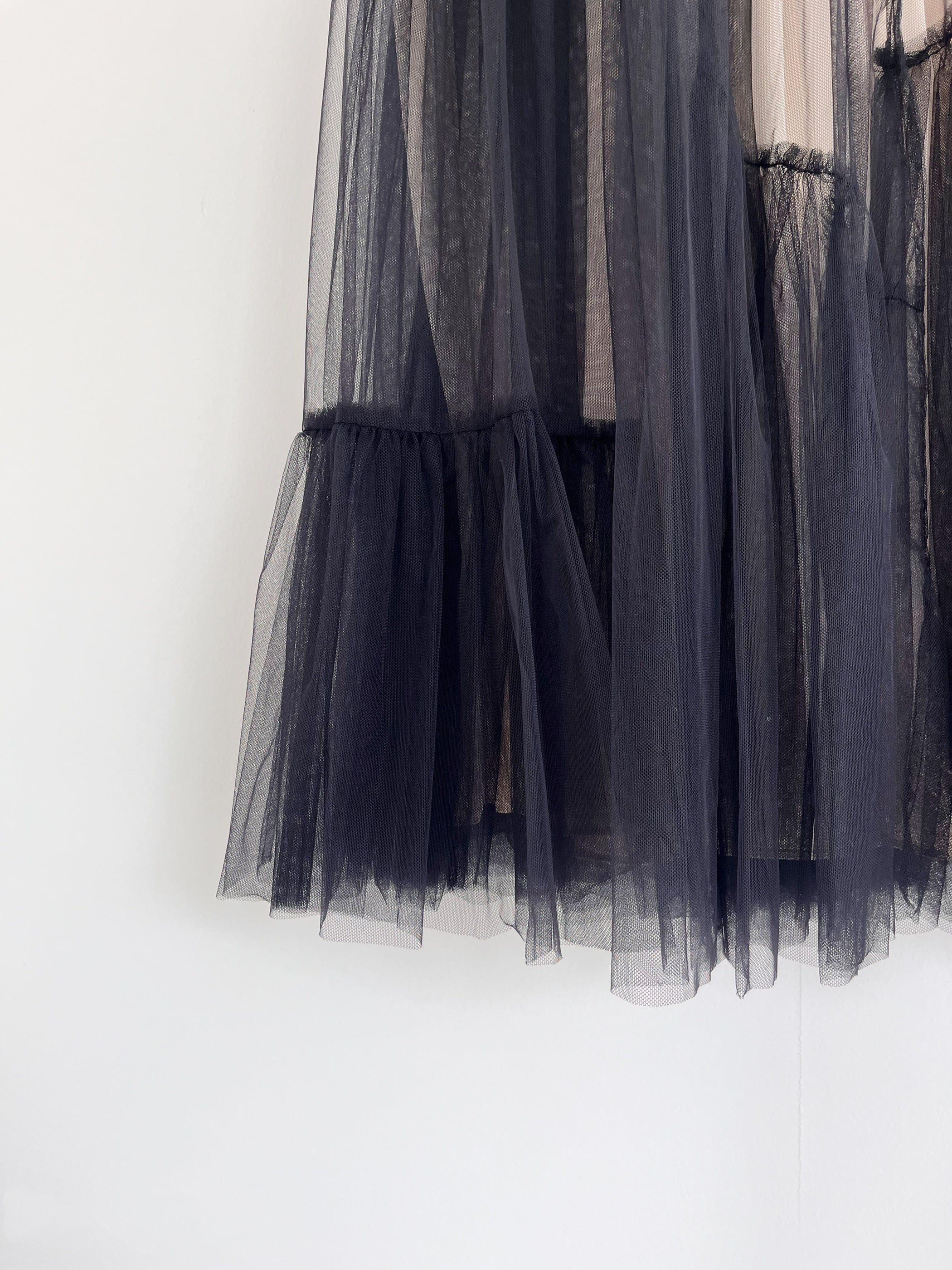 MURRAL Leaf vein tulle skirt | KOKO