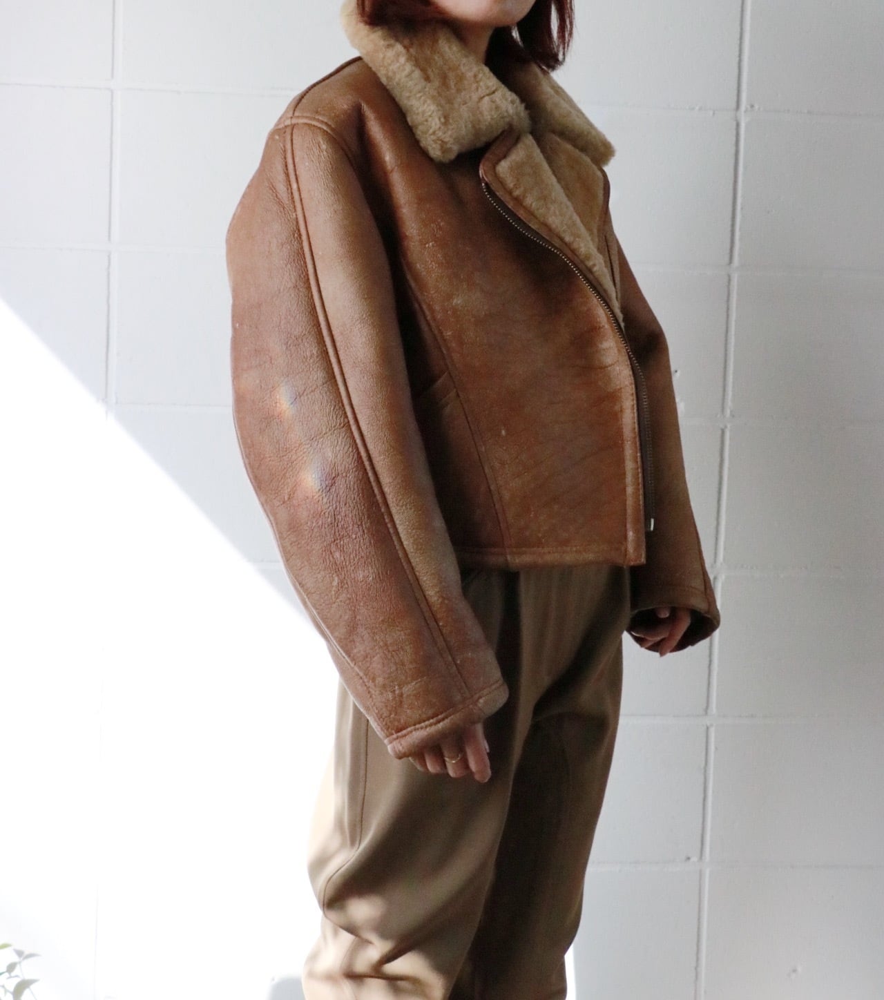 TERRALAM mouton jacket | VINIVINI ONLINE SHOP