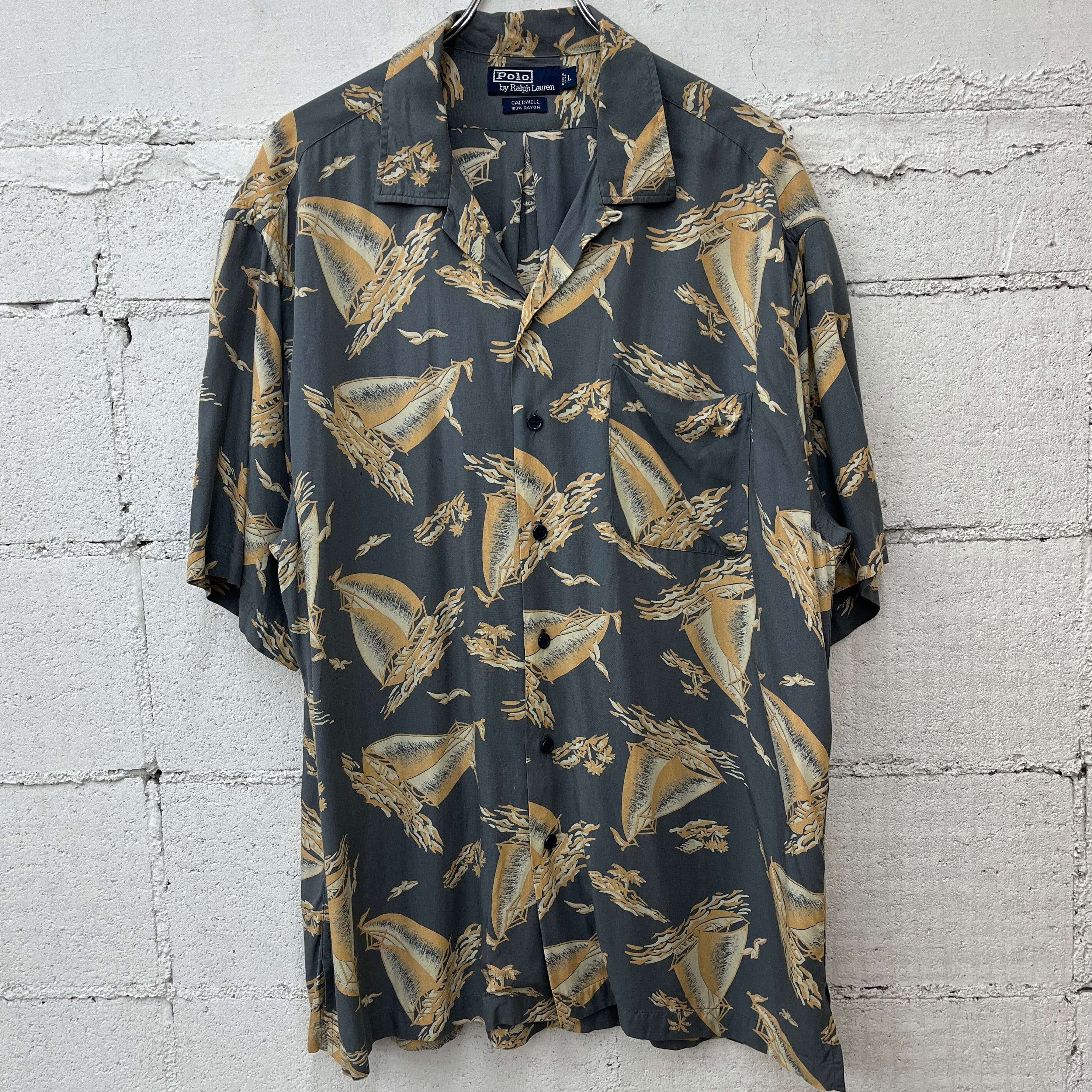 90s Polo Ralph Lauren Caldwell S/S Shirts 90年代 ポロ ラルフ