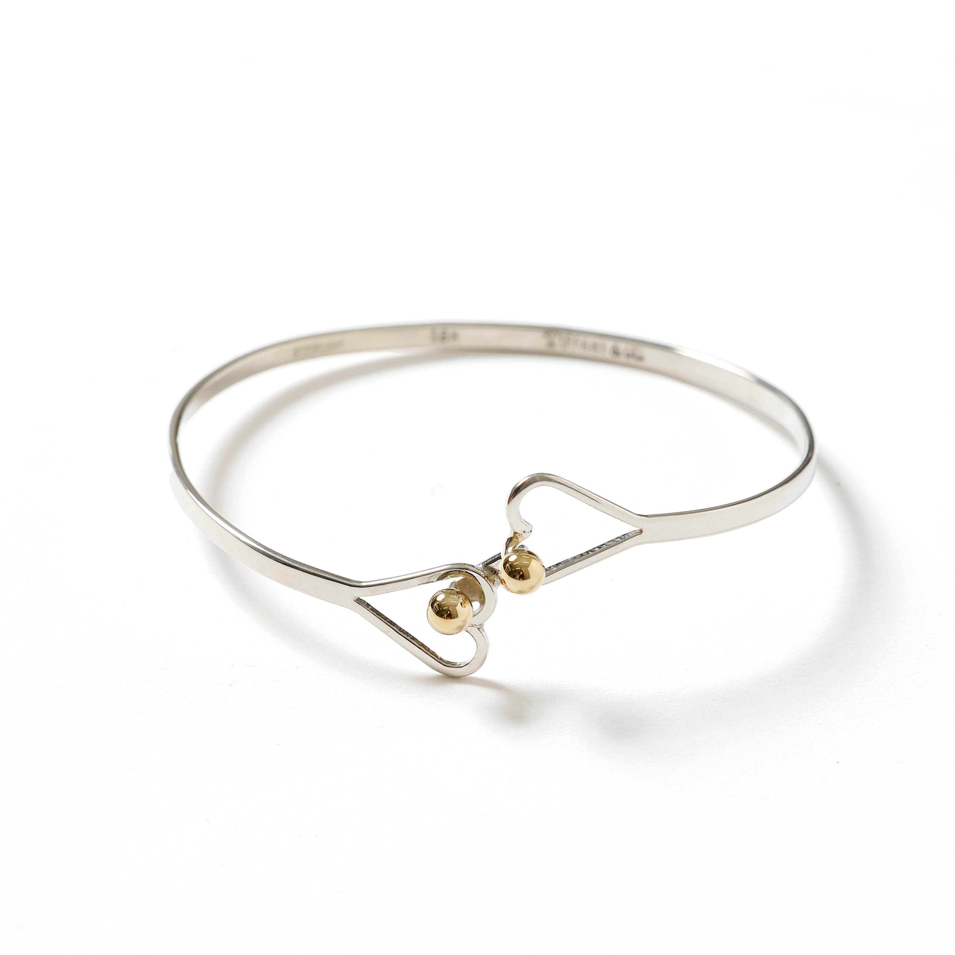 Tiffany & Co Hook and Eye Double Heart bracelet ティファニー