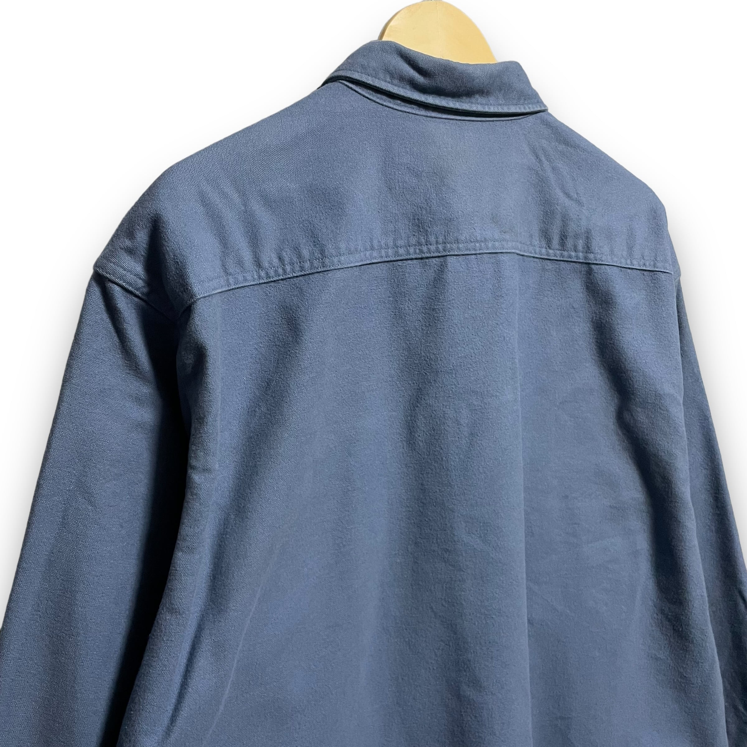 2XL】【90年代】FIVE BROTHER ファイブブラザー 無地 フランネルシャツ
