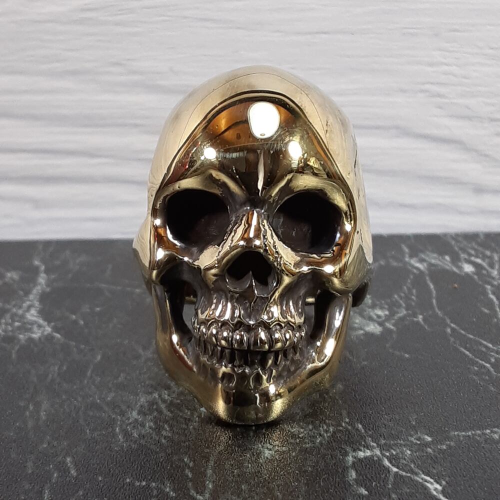 スタンダードスカルリング2021 brass ver | シルバーアクセサリーRAMPAGE