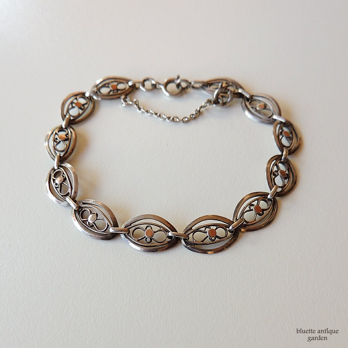 フランスアンティーク シルバー800 マーユ ブレスレット