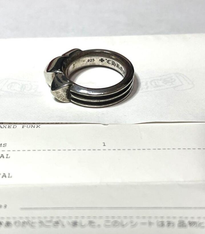 クCHROME HEARTS クロムハーツ ワックスドパンクリング 指輪