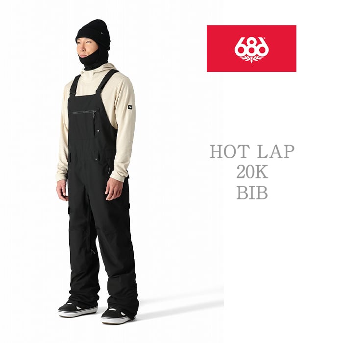 686 six eight six 24/25 Collection『 HOT LAP INSULATED BIB