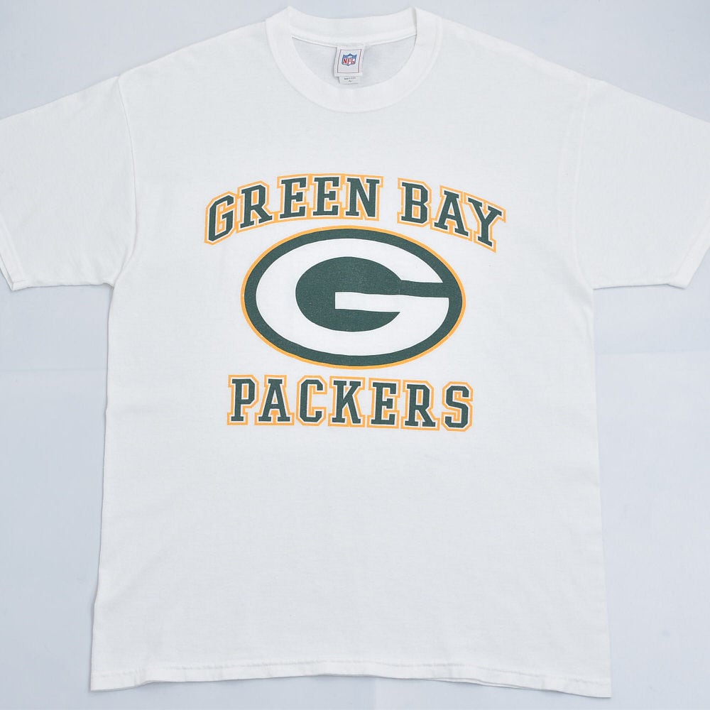 90～00s アメリカ製 NFL グリーンベイ・パッカーズ ロゴ プリント T