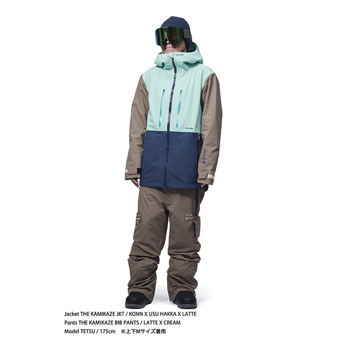 REW 『 KAMIKAZE BIB PANTS 19 』24-25 GORE-TEX スノーボード ウェア