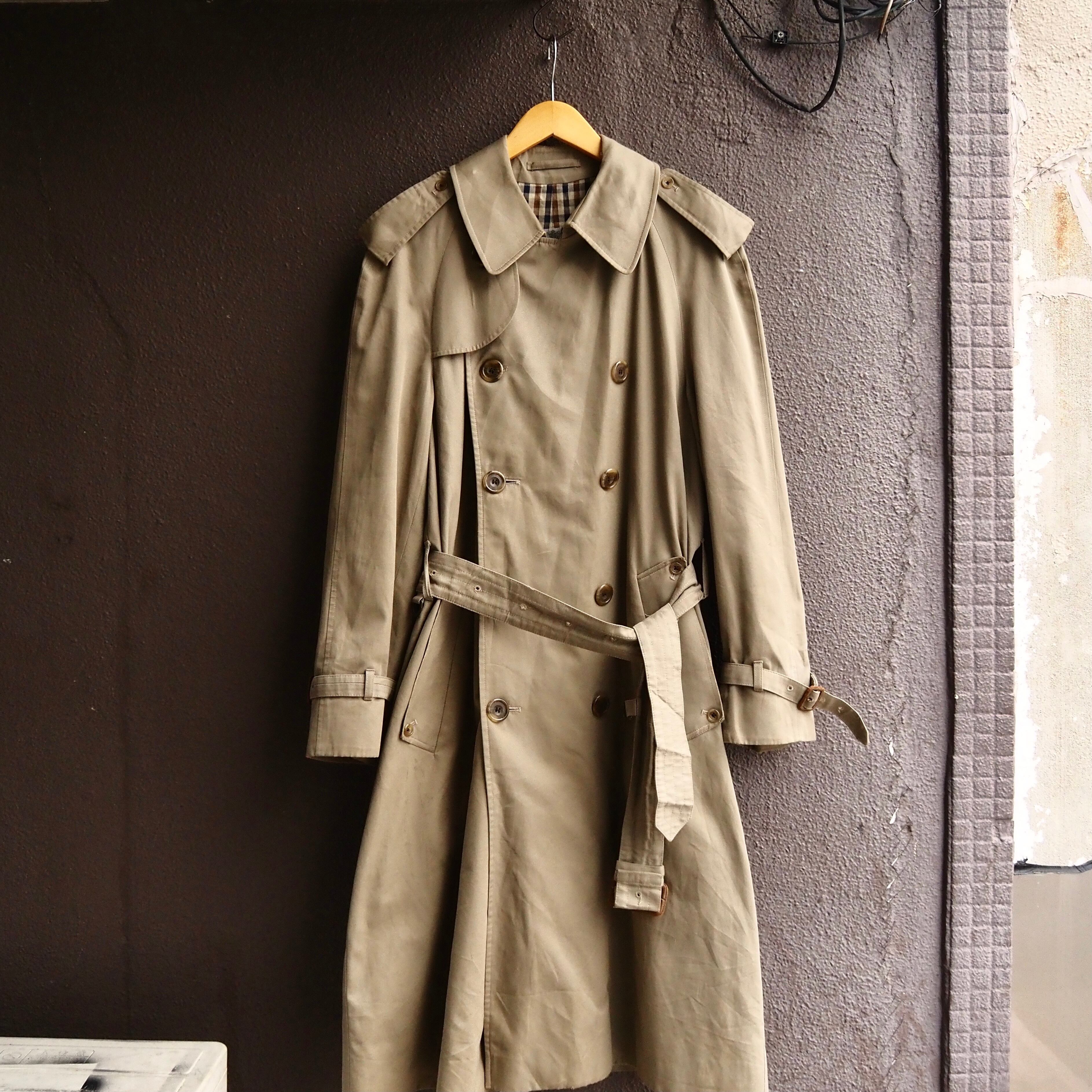 UK 1980's Vintage “Aquascutum” コットン100% アクアスキュータム