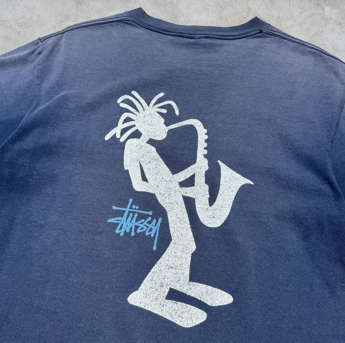 90's old stussy Design Tee “シャドーマン” 【高円寺本店】 | curb
