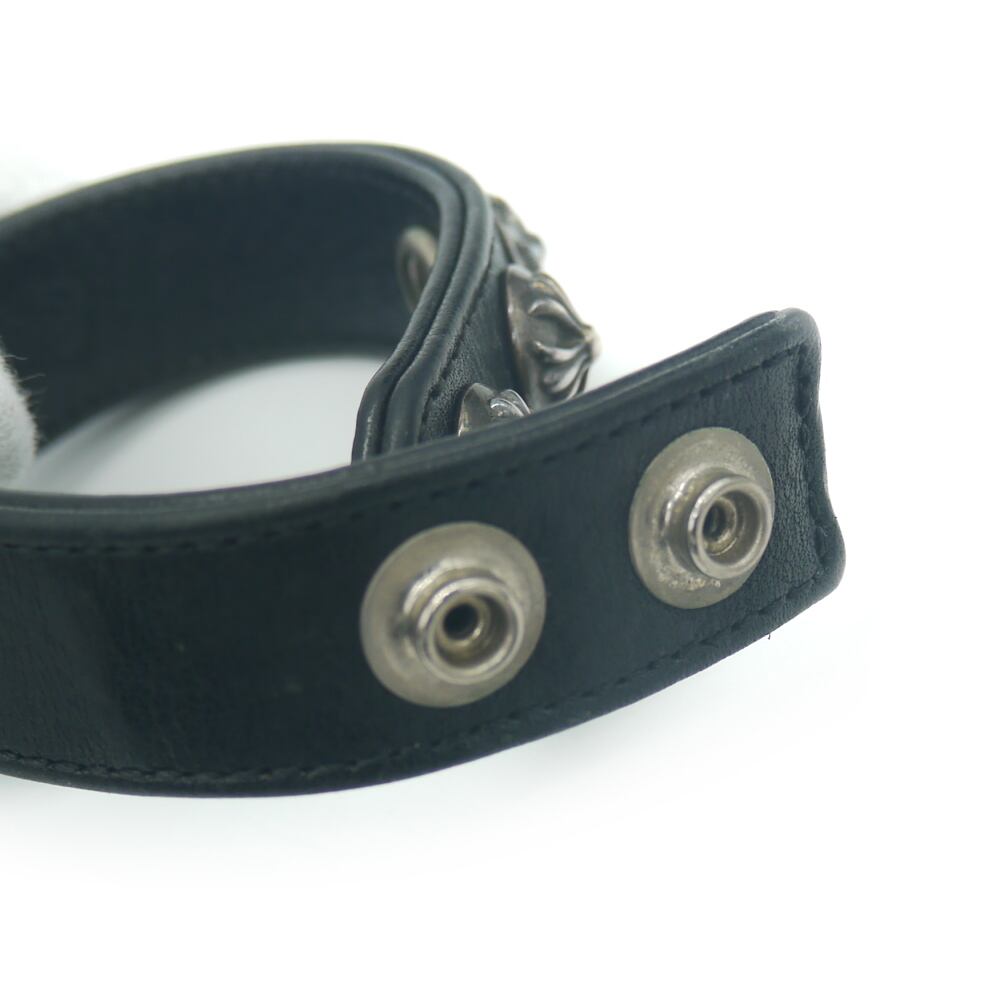 CHROME HEARTS クロムハーツ クロスボール 3ボタン 2スナップ レザー