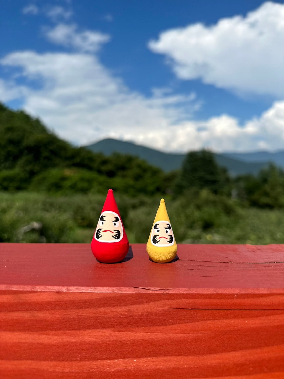 若草農園 × ニイガタスーベニアクラブ コラボレーション三角だるま