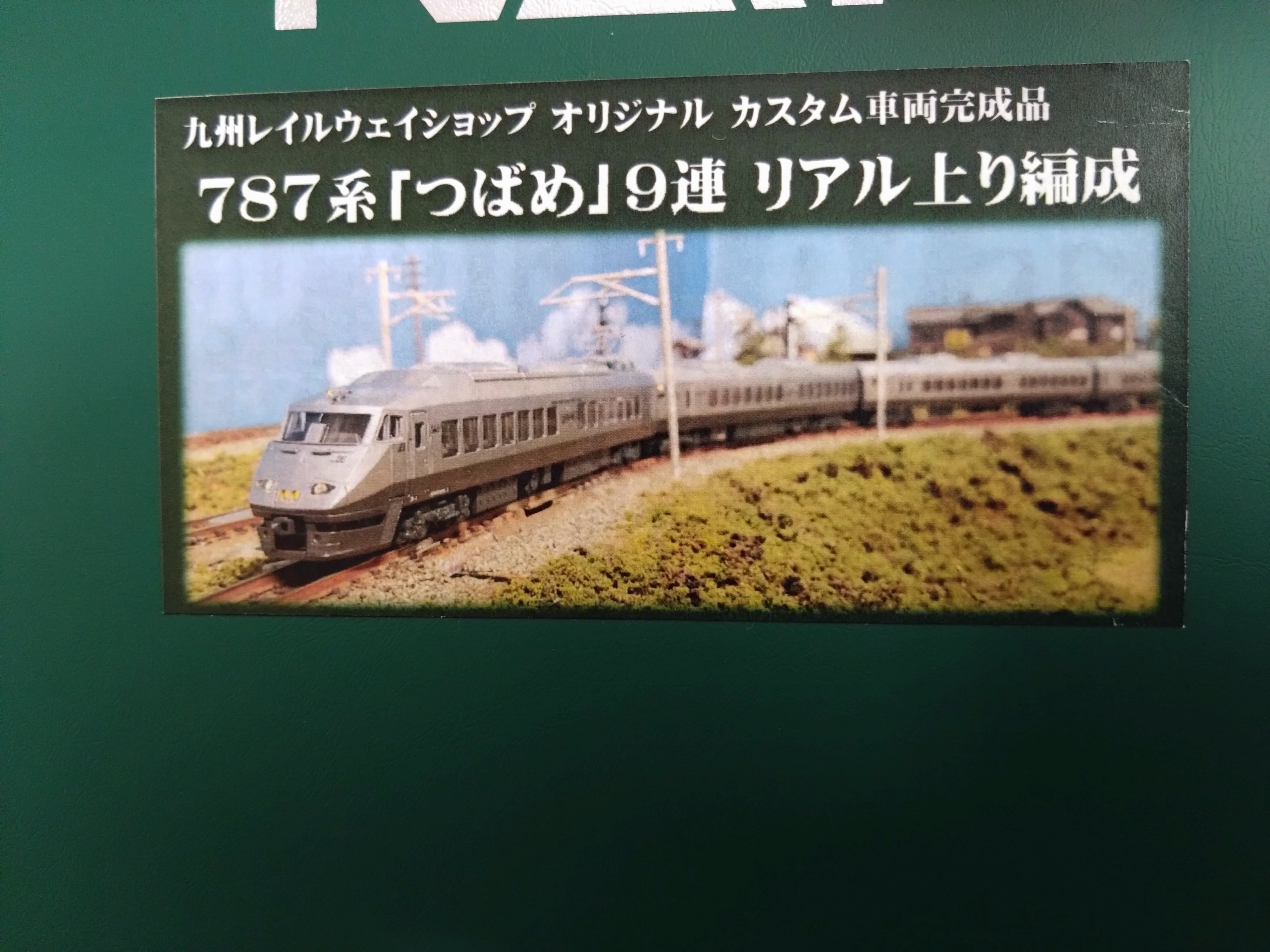 ショップ特製カスタム品 787系「つばめ」9両リアル上り編成/付属品取付