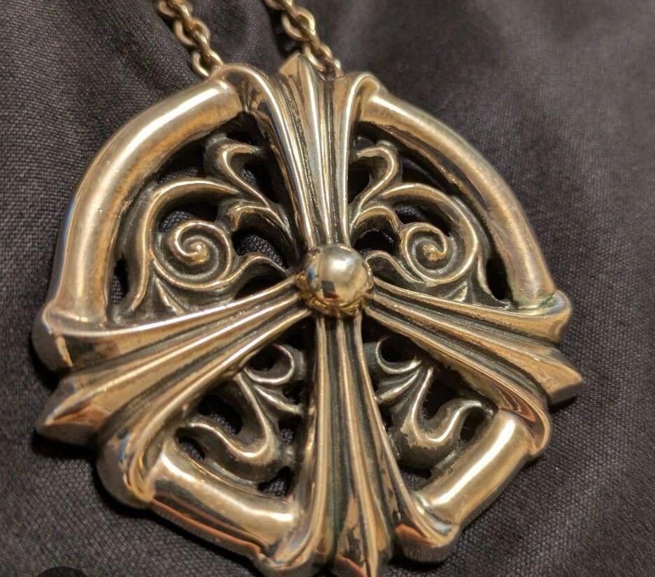 CHROME HEARTS クロムハーツ 22K ＃5 ダイヤモンド ダガーチャーム