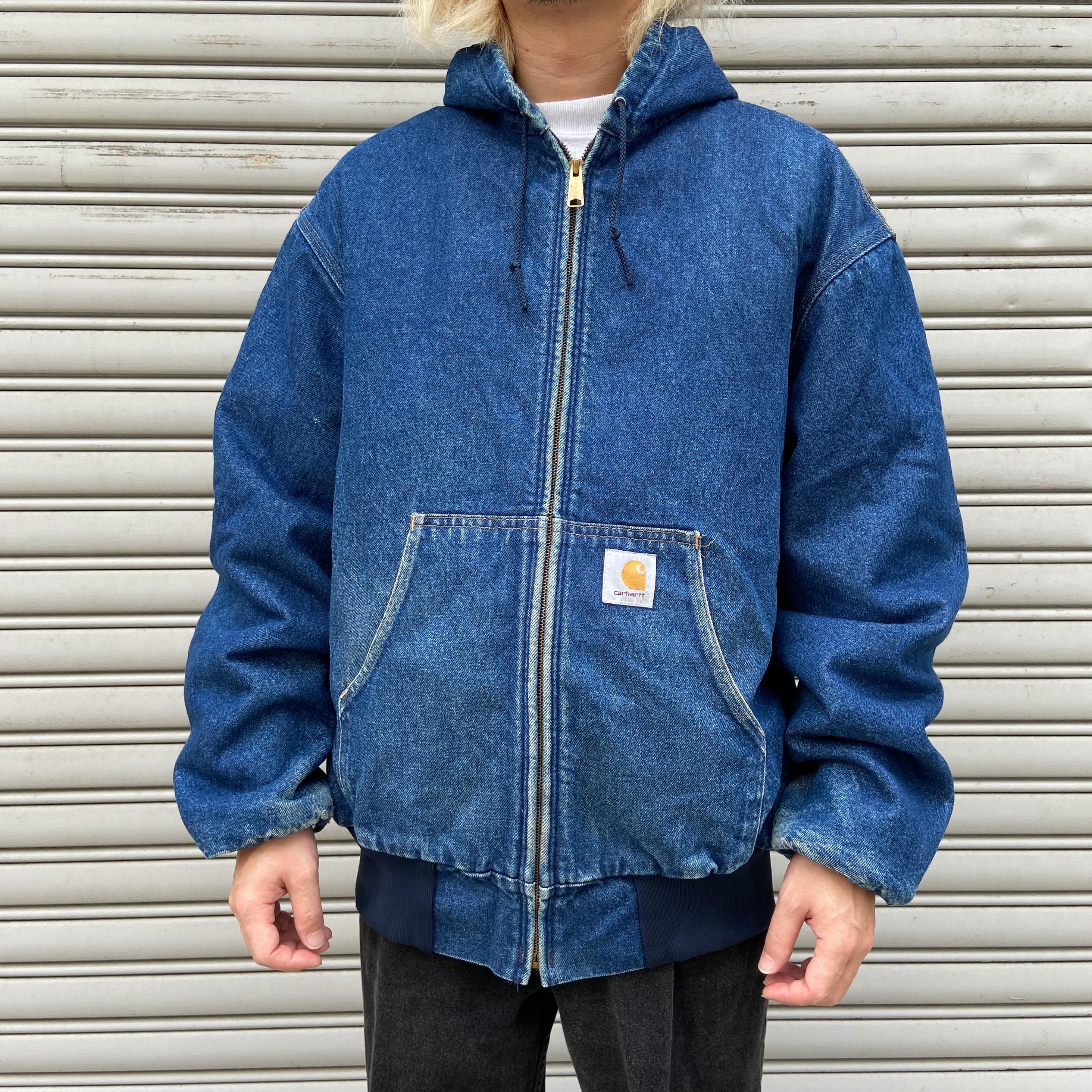 80s Carhartt デニムアクティブジャケット ブランケット XL相当 | 古着